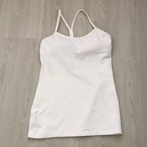Lululemon white tank top